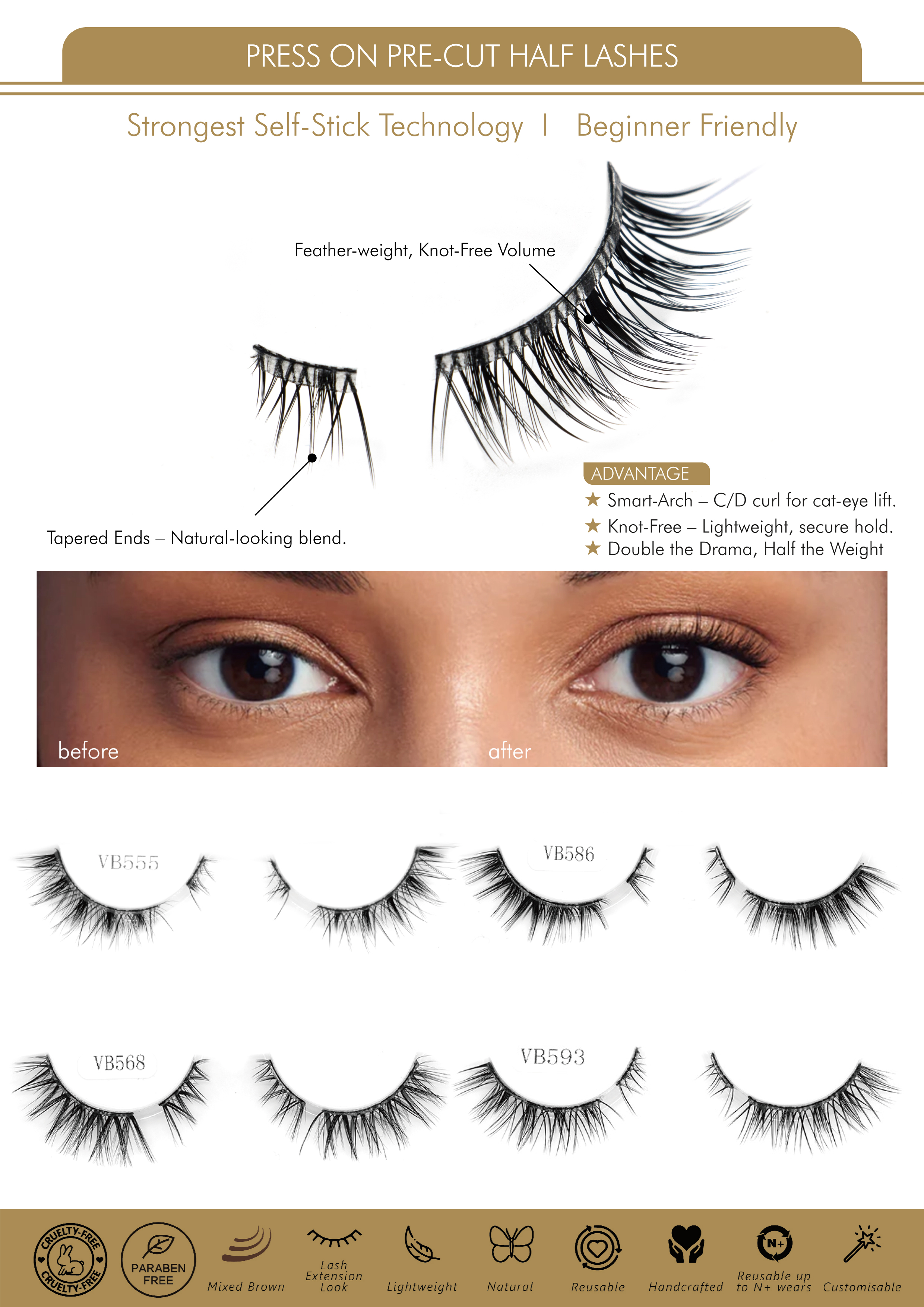 press on pre-cut half lashes easy apply, pre-cut half false lashes close-up, press on half lashes no glue, natural pre-cut half lashes, reusable press on half lashes (2).jpg