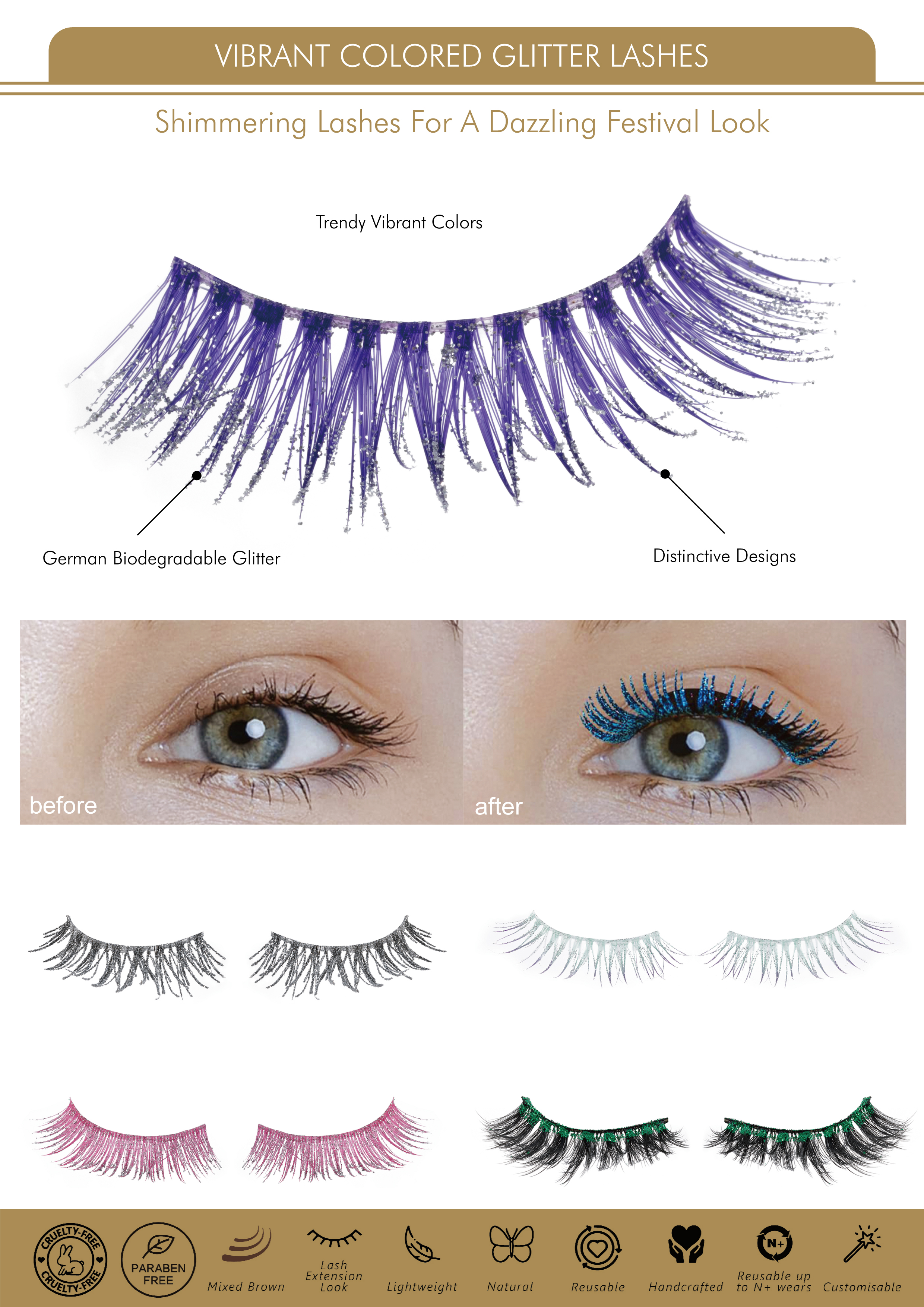 vibrant_colored_glitter_lashes, multi_color_glitter_lashes_closeup, glitter_adorned_decorative_lashes, various_shape_decor_colored_lashes, vivid_sparkle_false_lashes (2).jpg